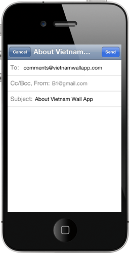 vietnam wall app home page